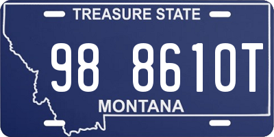 MT license plate 988610T