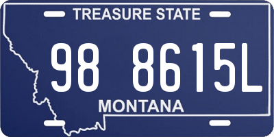 MT license plate 988615L