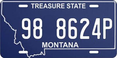 MT license plate 988624P