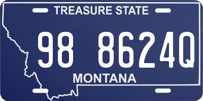 MT license plate 988624Q