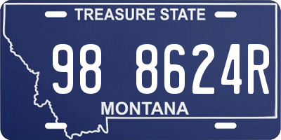 MT license plate 988624R