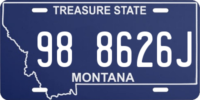 MT license plate 988626J