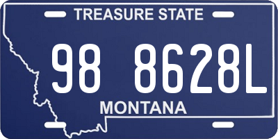 MT license plate 988628L