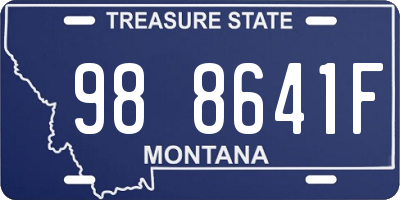 MT license plate 988641F