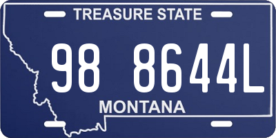 MT license plate 988644L