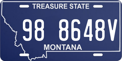 MT license plate 988648V