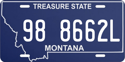 MT license plate 988662L