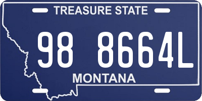 MT license plate 988664L