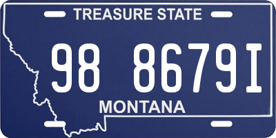 MT license plate 988679I