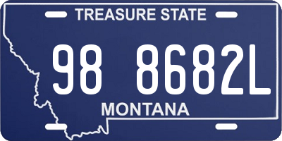 MT license plate 988682L