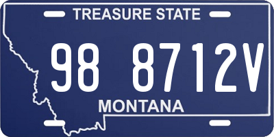 MT license plate 988712V