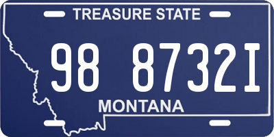 MT license plate 988732I