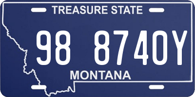 MT license plate 988740Y