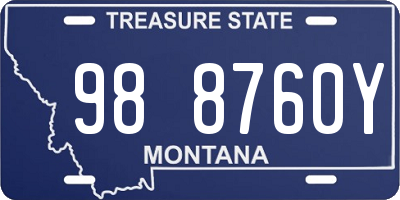 MT license plate 988760Y