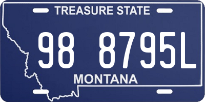 MT license plate 988795L