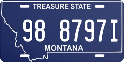 MT license plate 988797I