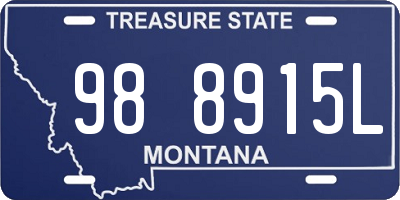 MT license plate 988915L