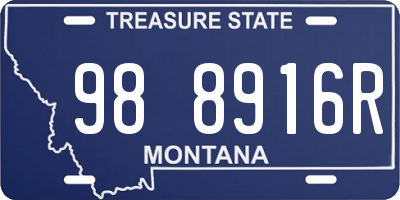 MT license plate 988916R