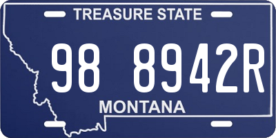 MT license plate 988942R