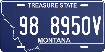 MT license plate 988950V