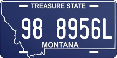 MT license plate 988956L