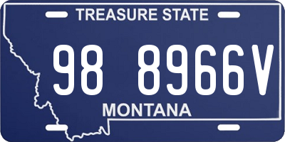 MT license plate 988966V