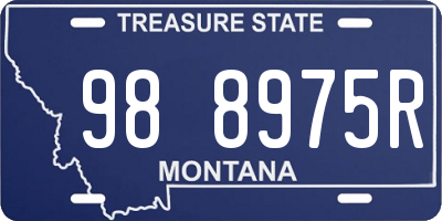 MT license plate 988975R