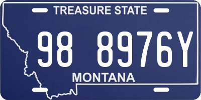 MT license plate 988976Y