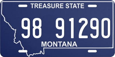 MT license plate 989129O
