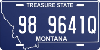 MT license plate 989641Q