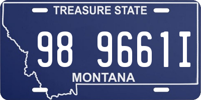 MT license plate 989661I