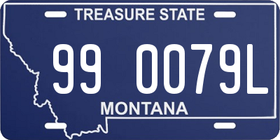 MT license plate 990079L