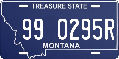 MT license plate 990295R