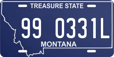 MT license plate 990331L