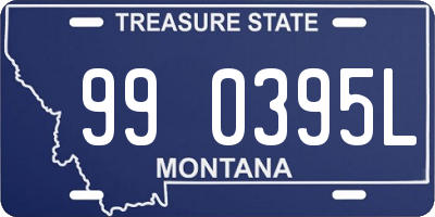 MT license plate 990395L