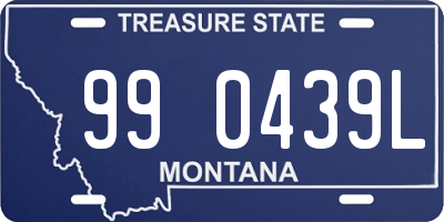 MT license plate 990439L