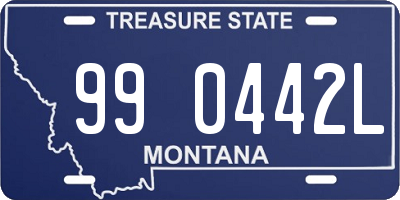 MT license plate 990442L