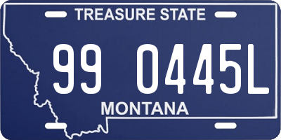 MT license plate 990445L