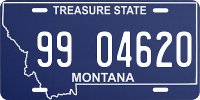 MT license plate 990462O