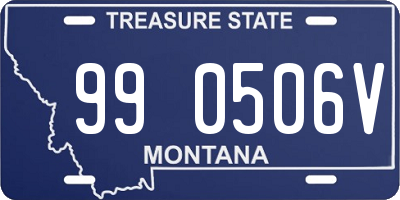 MT license plate 990506V