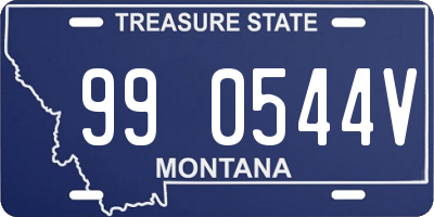 MT license plate 990544V