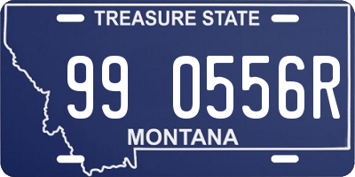 MT license plate 990556R