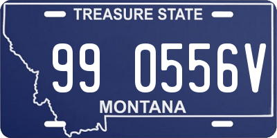 MT license plate 990556V