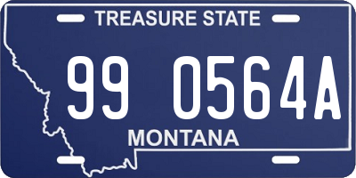 MT license plate 990564A