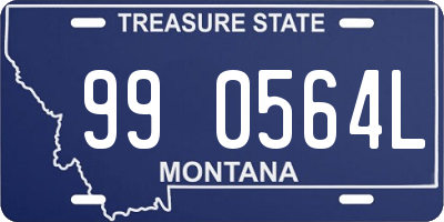 MT license plate 990564L