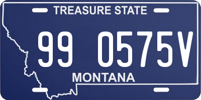 MT license plate 990575V