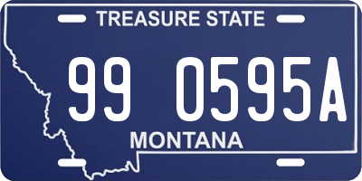 MT license plate 990595A