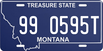 MT license plate 990595T