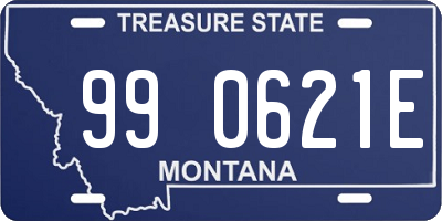 MT license plate 990621E