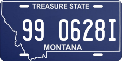 MT license plate 990628I